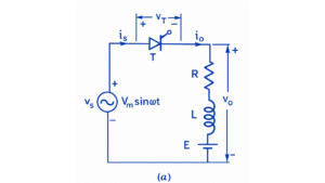 Single Phase Half Wave Controlled Rectifier with - RLE Load