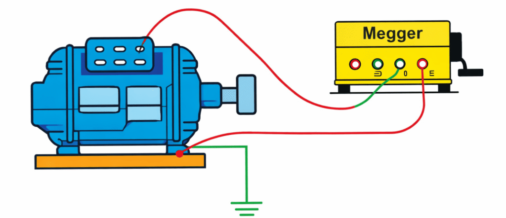Insulation Resistance Test on Motor