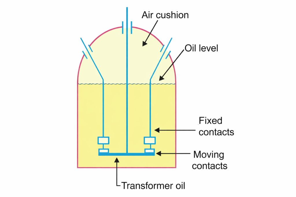 bulk oil circuit breaker circuit diagram