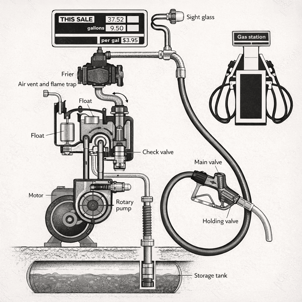How Petrol Pumps Compute Fuel