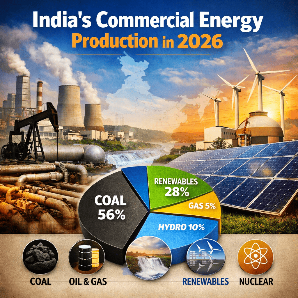 India’s Commercial Energy Production Scenario