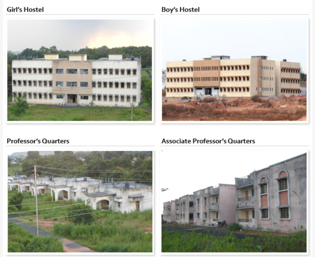 GCOEC girls hostel, boys hostel, proffessors quarter, associate processor quarter
