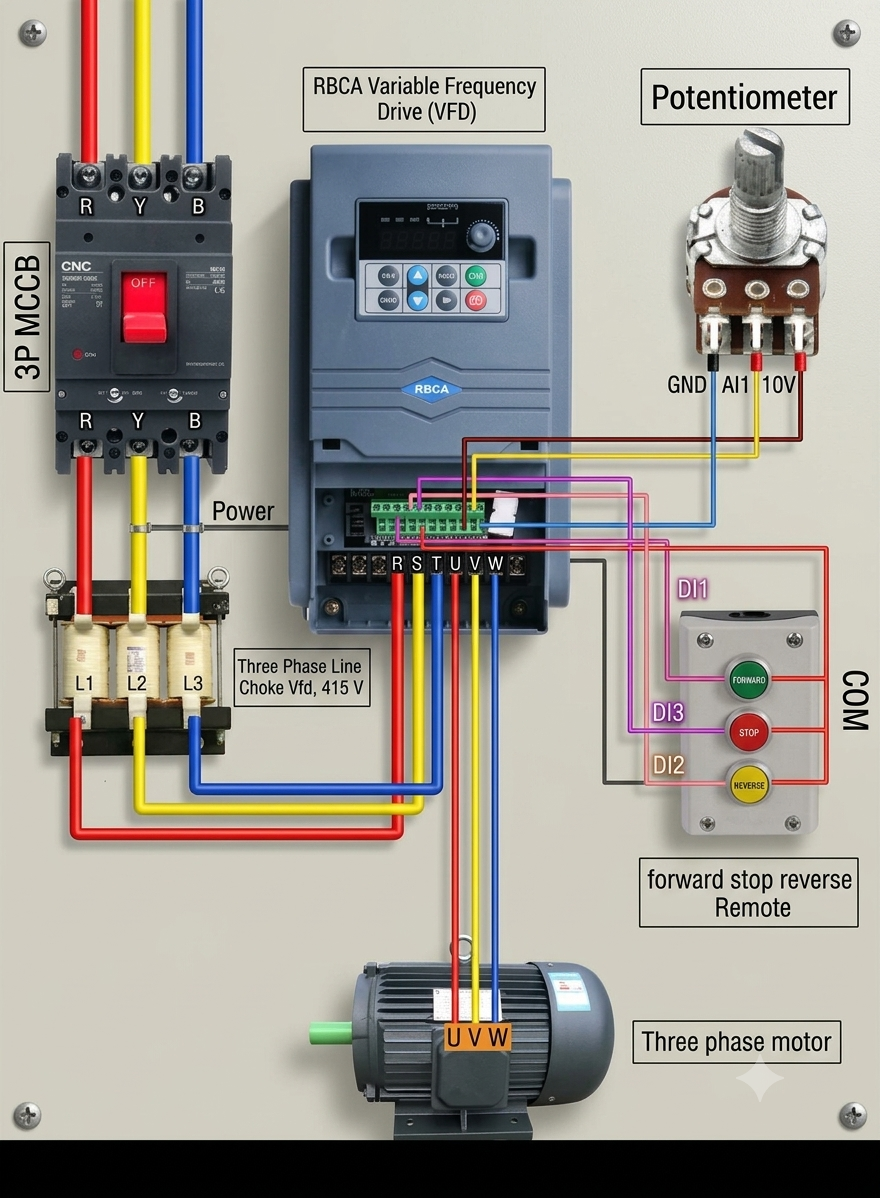vfd wiring dia
